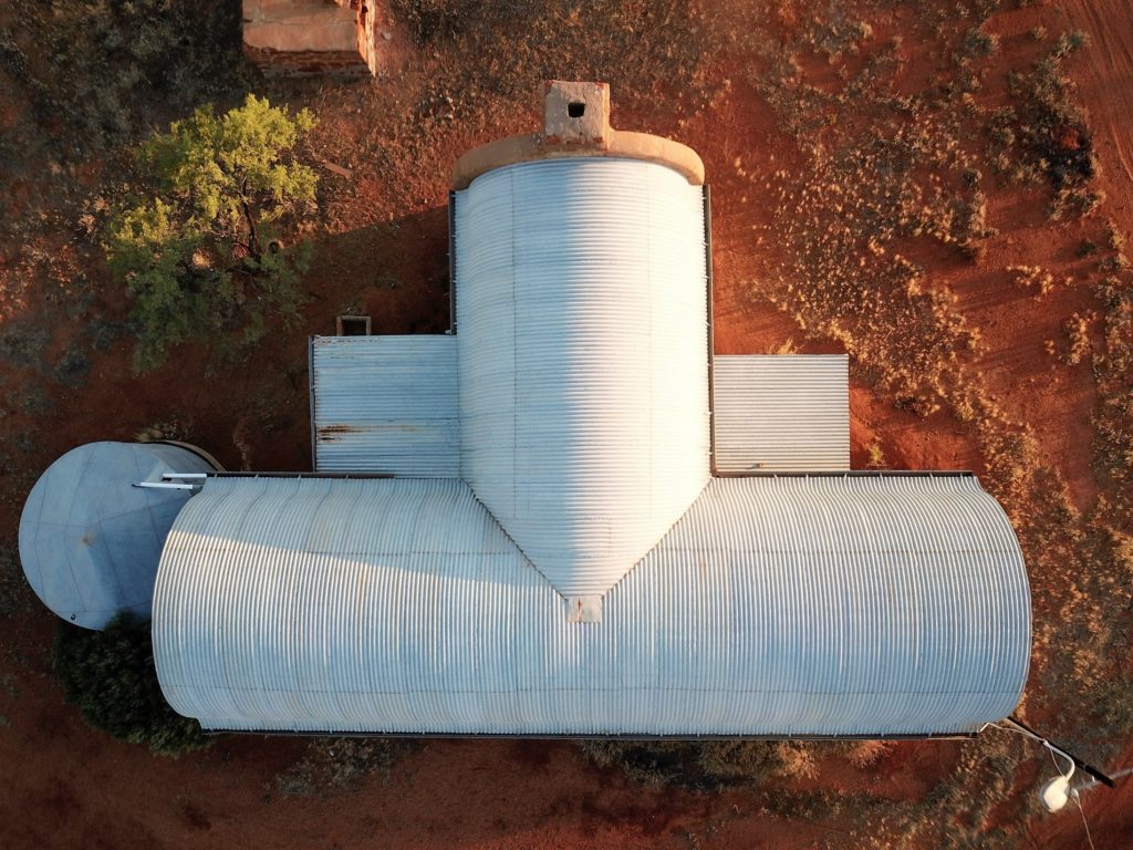 Outback Architecture: Shearing Shed Kitchen barrel vault roof
