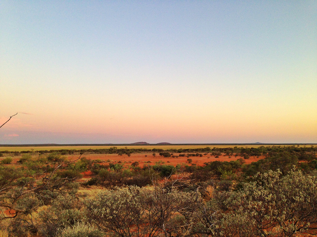 Sunset on Wooleen Station Stay