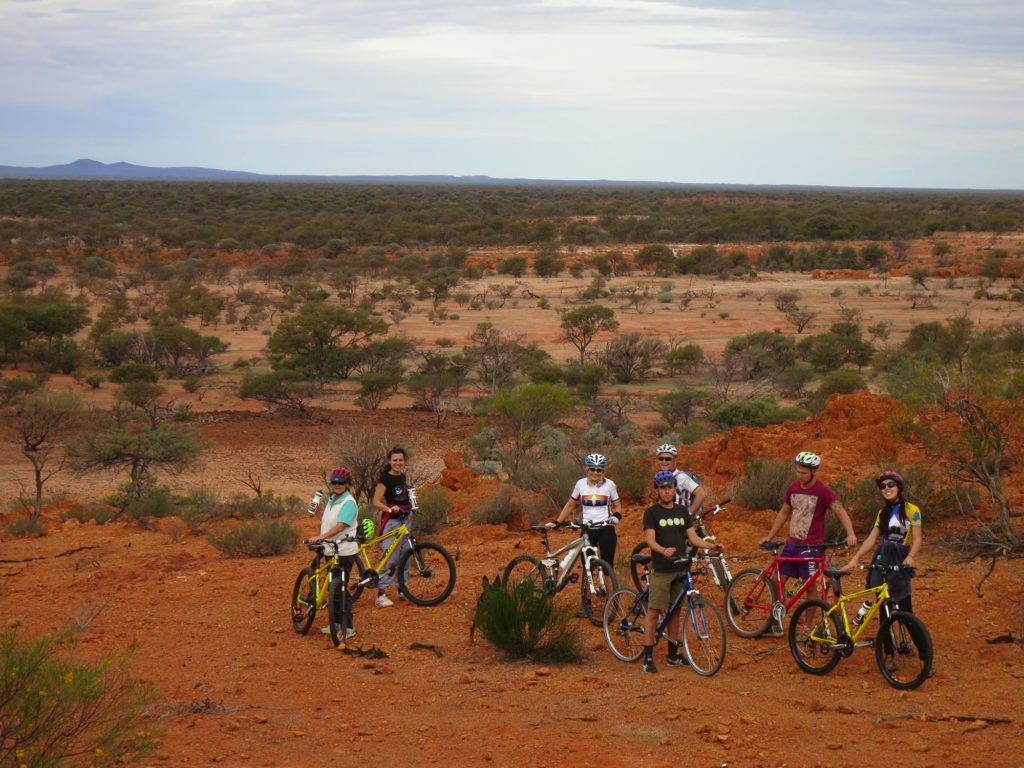 Group of Mountain Bikers