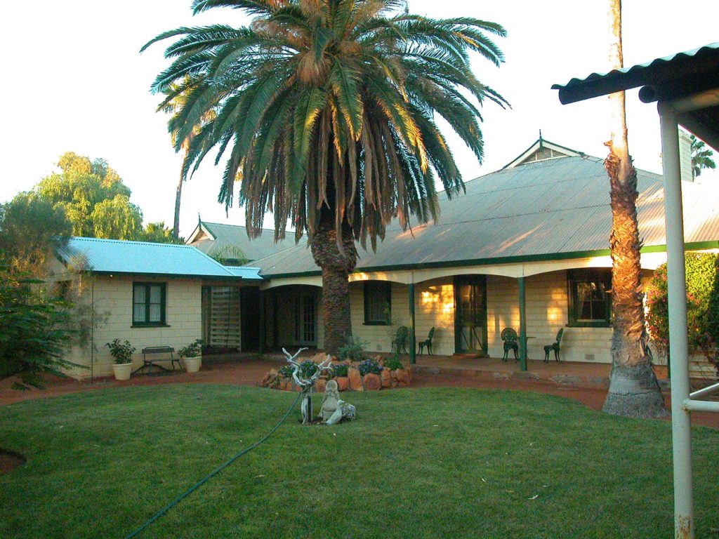 Front view of the Homestead